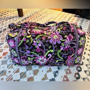 Vera Bradley Large Duffel - Retired Pattern: Purple Punch